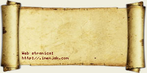 Anđelija Avakumović vizit kartica